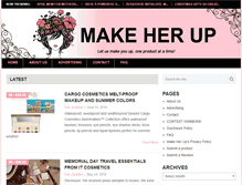 Tablet Screenshot of makeherup.com